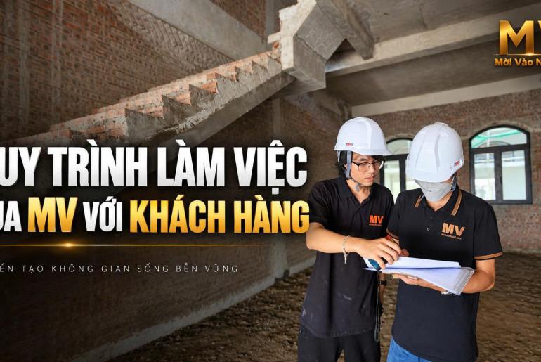 Quy trình làm việc của Xây Dựng MV với khách hàng